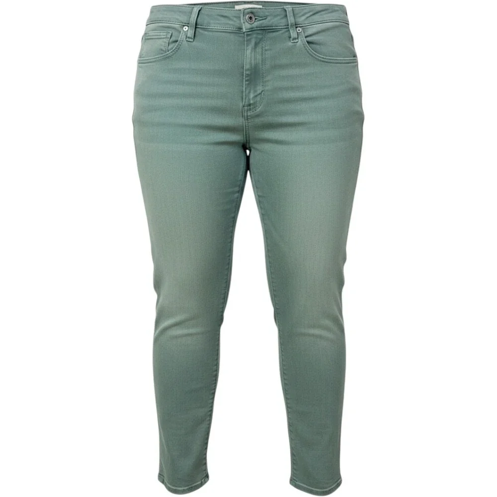 Universal Thread Womens Mid-Rise Skinny Jeans Sage Green 16/33R‎ Smooth & Sculpt